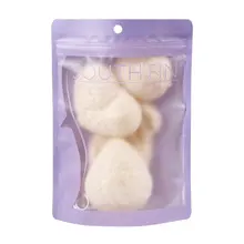 Натуральный аморфофаллюс коньяк очиститель для лица Высокое качество Быстрая Сушка и влажное двойное состояние длинная волна узор