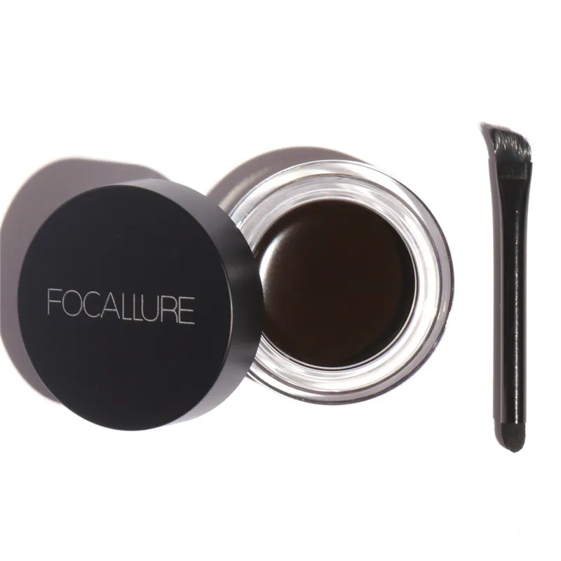 

Focallure Eyebrow Pomade Gel Professional 5 Colors Waterproof Durable Eye brow Pomade Eyeshadows Dye Tint Makeup Enhancer Cream