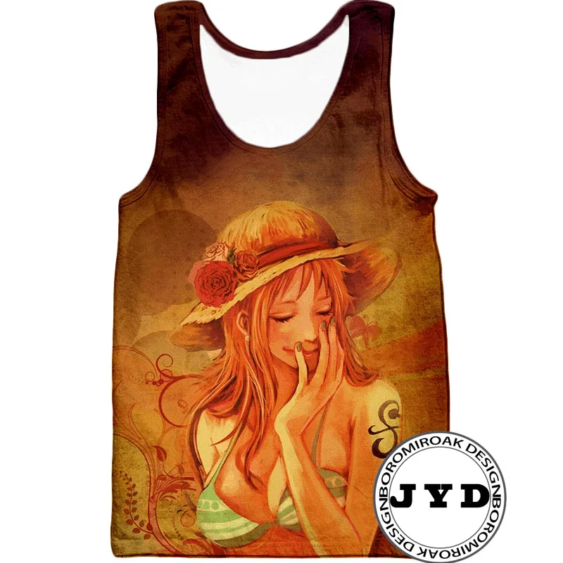 

Tank Top Anime Girl 3D Print Tank Tops One Piece Vest Gym Vest Fancy Sleeveless Tee Shirt Men Women Singlet Summer Tops 2019 New