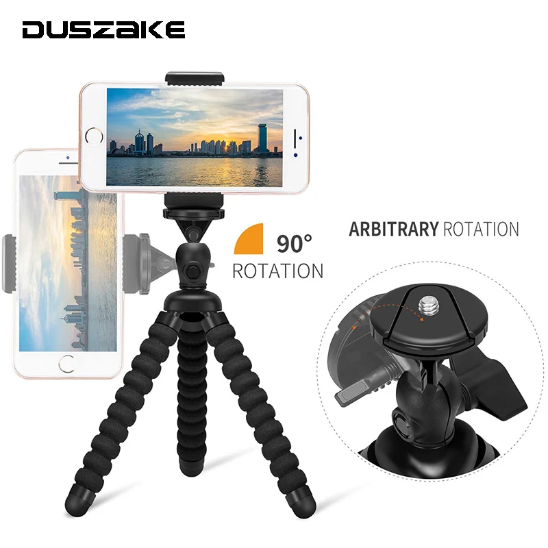 DUSZAKE B4 камера Gorillapod мини телефон штатив для телефона мобильный мини телефон штатив для телефона монопод для iPhone Gopro аксессуары