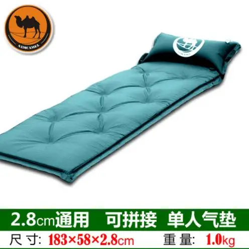 

Camel 030-1 2.8cm Thick Inflatable Cushion Automatic Tent Camping Inflatable Mat Outdoor Camping Dampproof BBQ Picnic Mat