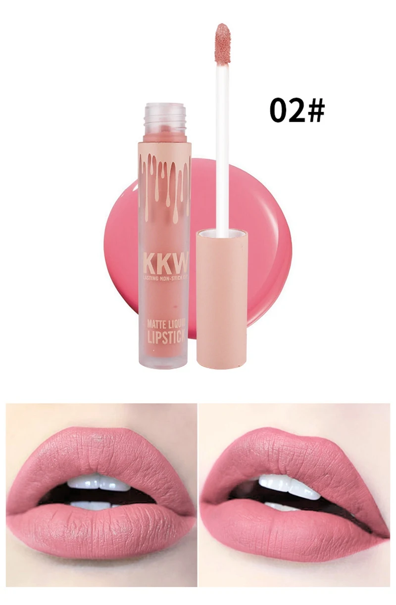 4pcs/set Lip Gloss Woman Makeup Gift For Friend Set Matte Lipstick Waterproof Long Lasting Lip Beauty Makeup Cosmetic