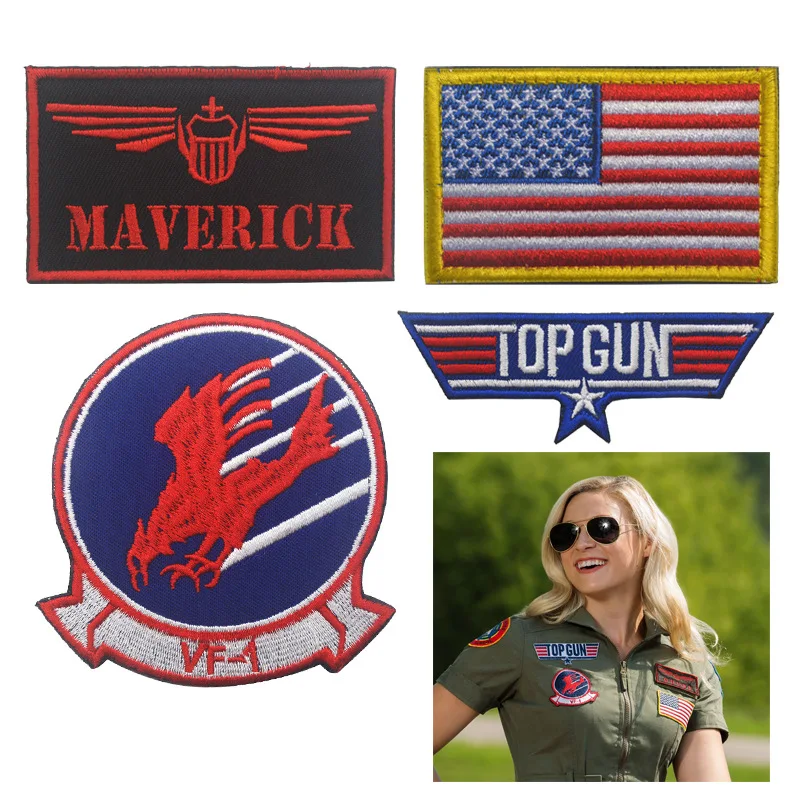 3 1 4 X 2 Usa Flag Top Gun Patch Us Army Marines Navy Air Force Shoulder Veteran 3 1 4 X 2 Usa Flag Top Gun Patch Us Army Marines Navy Air Force Shoulder Veteran