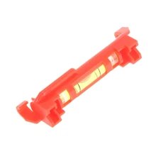 ANENG Plastic Pen Level Photo Frame Line Level Mini Bubble Spirit Level Red/Yellow aneng 32x7mm bulls eye bubble degree marked surface spirit level for camera circular