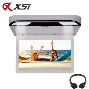 

XST 13.3 Inch Car Roof Mount Ceiling Monitor 1920x1080 Touch Button Screen DVD Player HDMI/USB/SD/IR/FM Transmitter/Speaker/Game
