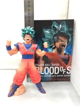 

Janpanese Dragon Ball Super Blood of S Super Saiyan God SS Son Goku PVC Action Figure Model Toy 18cm