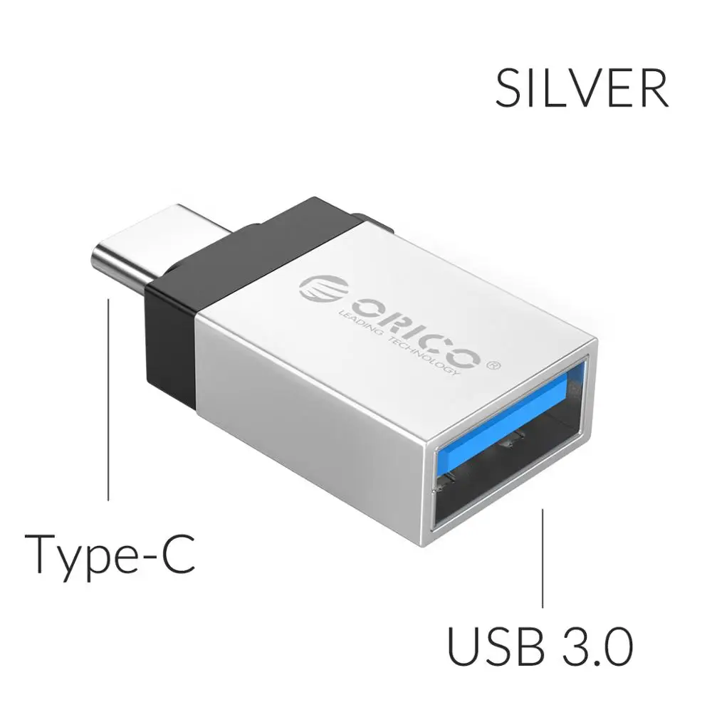 ORICO OTG USB 3,0-type C Micro B usb type-C OTG адаптер конвертер для huawei samsung Macbook OPPO адаптер - Цвет: USB 3.0 to Type-C S