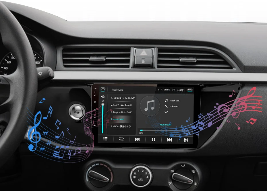 Junsun V1 2G+ 32G Android 9,0 для KIA RIO 4 автомобильный Радио Мультимедиа Видео плеер навигация gps 2 din dvd