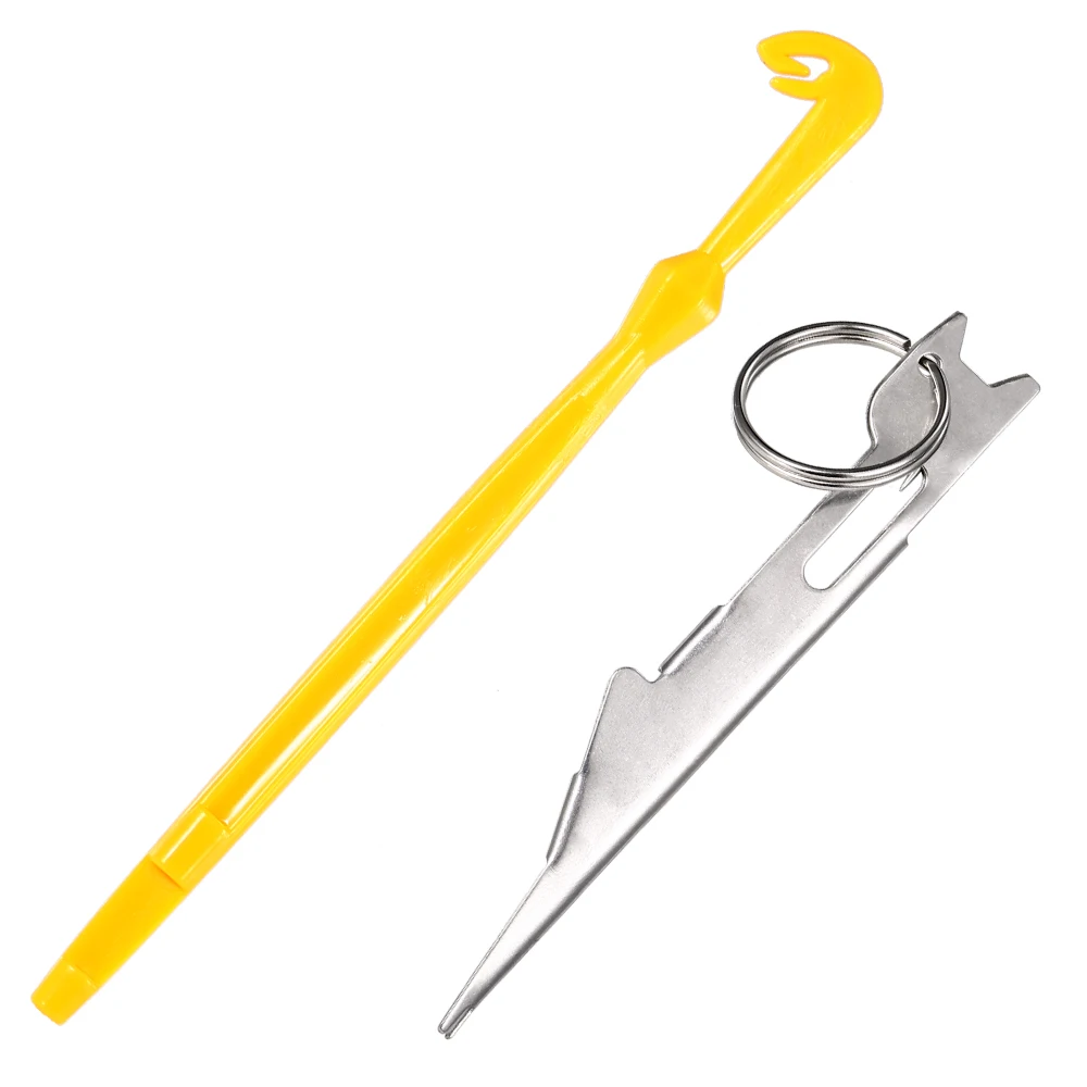 

Fly Fishing Hook Tier Remover Kit Fishing Line Knot Tool Loop Knot Tying Tool Fishing Accessories 2 Colors