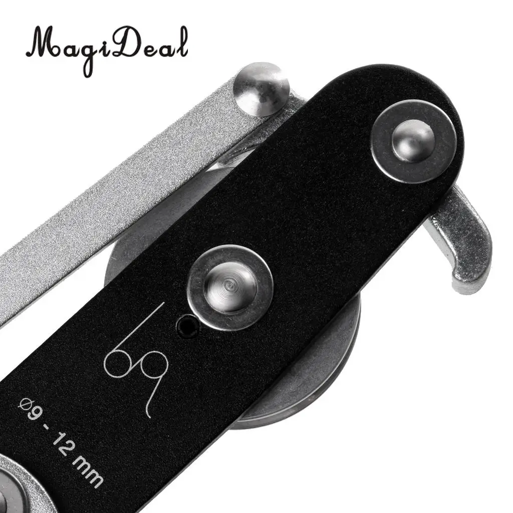 MagiDael Self-braking Stop Descender Gear for 9-12mm Rope Climbing Caving Rappelling