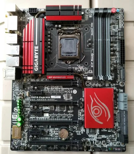 Для Gigabyte GA-Z97X-Gaming GT оригинальная б/у материнскую плату Z97X-Gaming Z97 разъем LGA 1150 DDR3 USB3.0