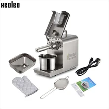 Xeoleo Oil presser 220V Stainless steel Oil press machine home use Hot oil presser for sesame/Melon seeds/Rapeseed/flax цена Xeoleo Oil presser 220V Stainless steel Oil press machine home use Hot oil presser for sesame/Melon seeds/Rapeseed/flax цены онлайн