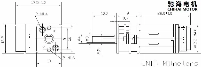gear motor 12ga n20