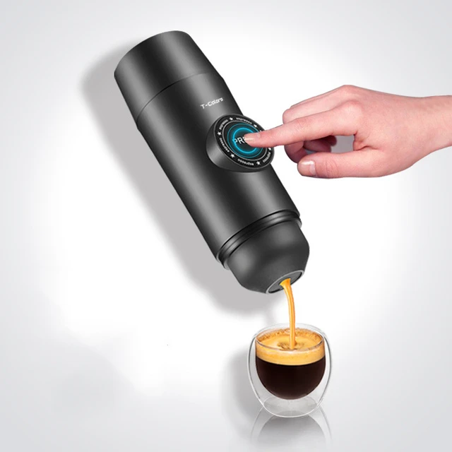 Portable Electric Coffee Mechine Nespresso Coffee Maker Battery Hot/cold Extraction Powder&capsule Outdoor Travel Coffee Makers AliExpress