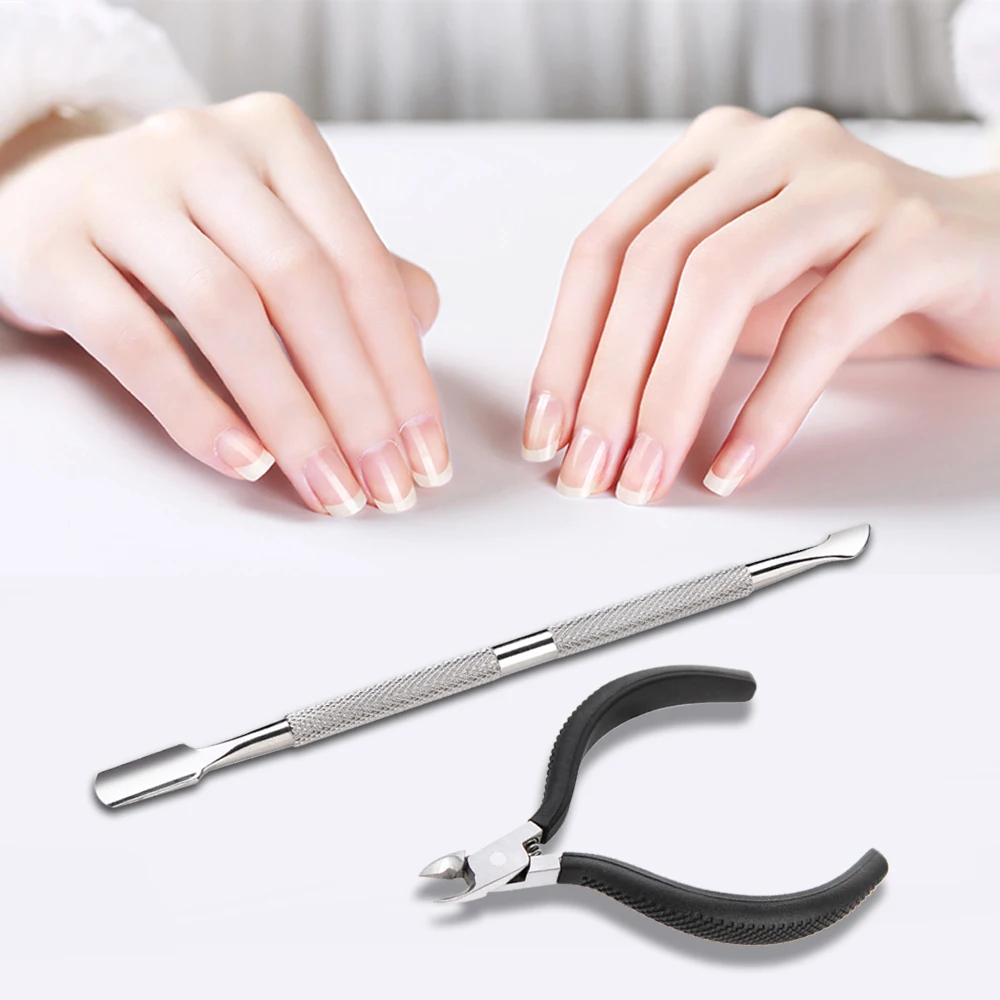 Makartt 100 Set Cuticle Nipper with Cuticle Pusher Professional