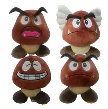 New Nintendo Super Mario Plush Toys 16cm Laugh Goomba Plush Soft Stuffed Toys Doll for Christmas