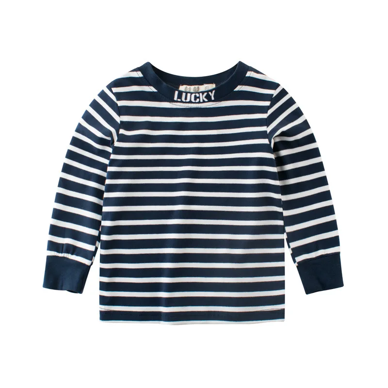 

Basic Striped Autumn Shirt Boy Girls Kids Clothing Children T-shirts for Boy Cotton Long Sleeve T Shirts Stripes Tops 2-10 Years
