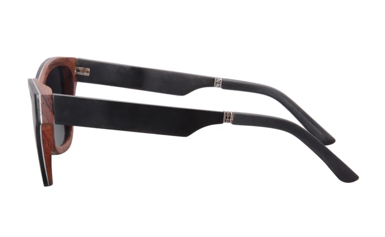 Высококачественные мужские поляризованные солнцезащитные очки ebony+ алюминий+ груша деревянная оправа солнцезащитные очки водительские очки для рыбалки Наружные защитные очки z6069