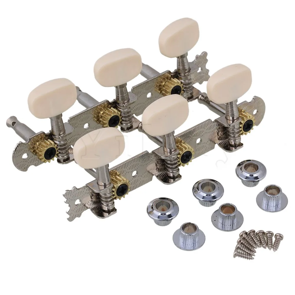 

Yibuy 2PCS 35mm Left and Right Tuning Key Pegs for Classical Guitar Single Hole
