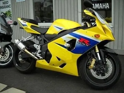 

Yellow Blue ABS Plastic Complete Motocycle Injection Fairing Kit For 2004-2005 Suzuki GSXR GSX-R 600 750 Full Body Molding Set