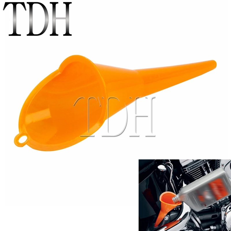Motorcycle bicycle gearbox crankcase oil filled filling funnel wear oil filling
