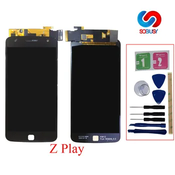 

Super AMOLED LCD Display For Motorola Moto Z Play XT1635 LCD Screen Phone LCDs Touch panel Digitizer Assemly replacement parts