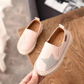 

2019 Children Shoes Girls Boys Casual Shoes Autumn Fashion Star Pu Leather Soft Sole Sneakers Kids Shoes For Girl Princess Shoes