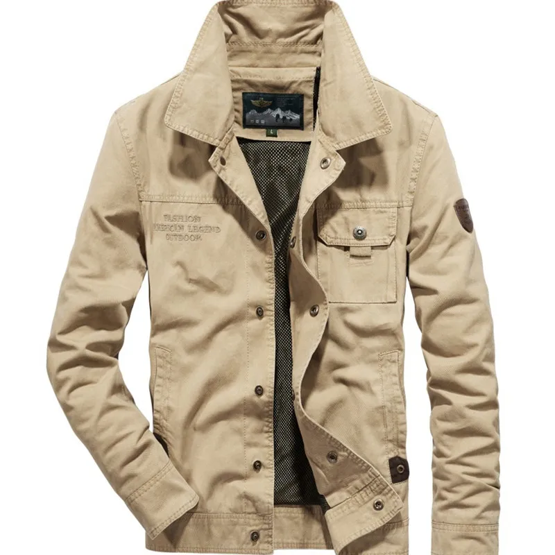 

Spring Autumn Men's Multi-Pocket Tops Outdoor Cycling Training Climbing Camping Mesh Breathable Tactical Military Jacket Coat