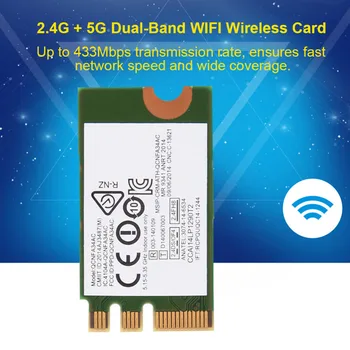 

Wide Compatibility 2.4G/ 5G Dual-Band Mini WIFI Wireless NGFF/ M2 wifi Card for Lenovo/ DELL/ Asus