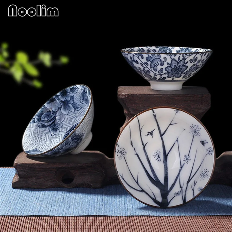 

Blue And White Ceramic Teacups Exquisite Small Kong Fu Tea Cups House-hold Teaware Accessories Tea Cups