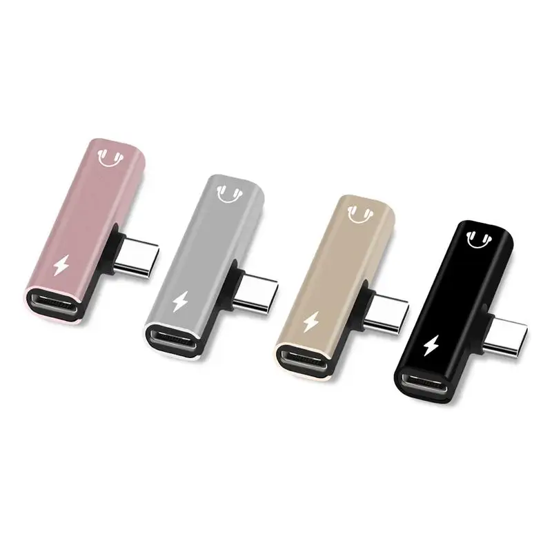 

Type-c Headphone Audio Adapter Cable Charging Call Music 2 in 1 To 3.5MM Audio Adapter Audio Adapter Cable