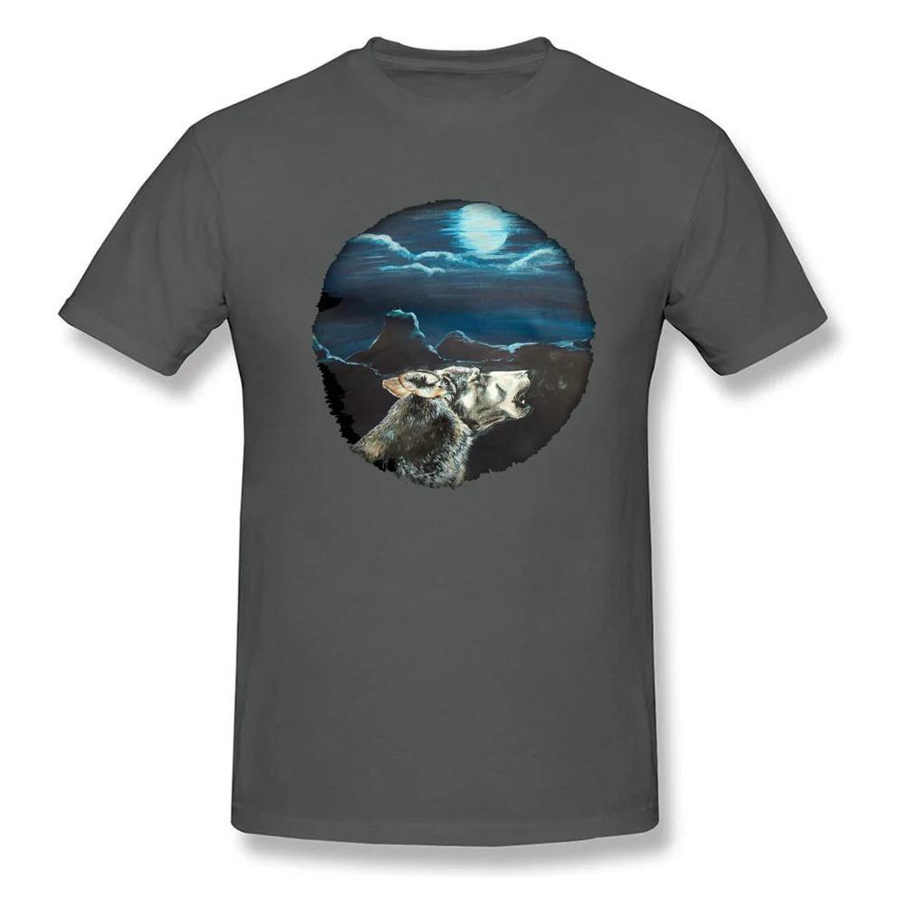 Moon of the Wolf Crewneck T Shirt Summer Fall Tops & Tees Short Sleeve Cheap All Cotton Print Tees Gift Youth Top Quality Moon of the Wolf carbon