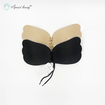 

Free shipping!!!Special beauty Ladies Invisible Bra Super Push Up Evening Dress With Wedding With Gel Self-adhesive Strapless