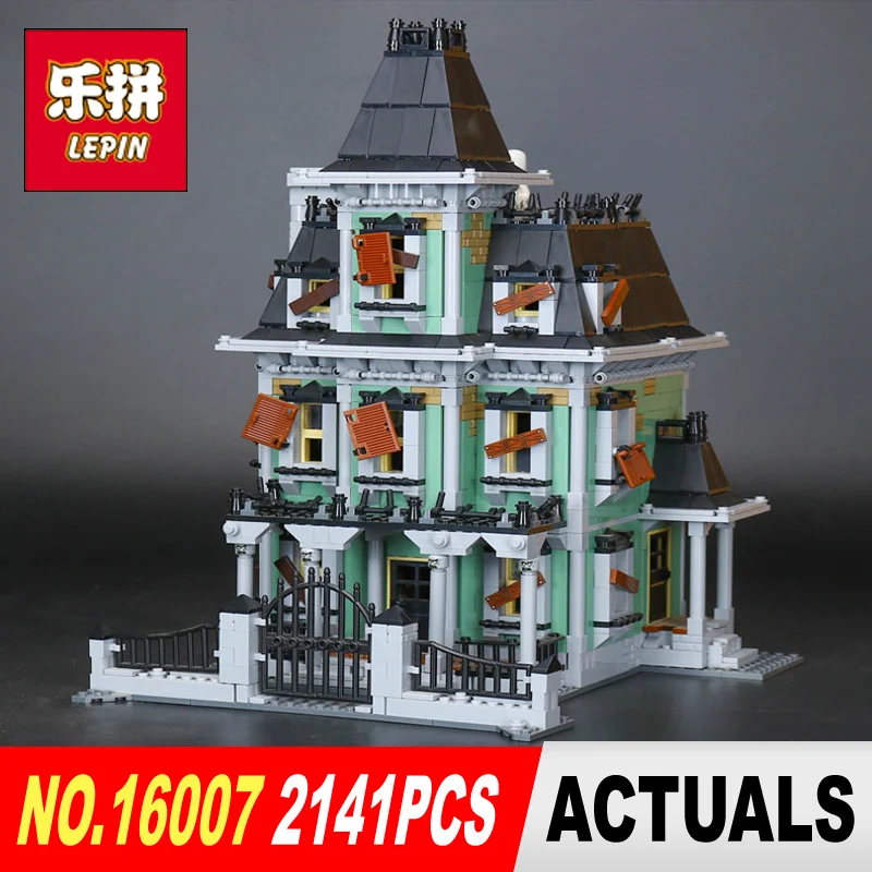 

New LEPIN 16007 2141Pcs Monster fighter The haunted house Model set Building Kits Model Compatible With 10228 Gifts