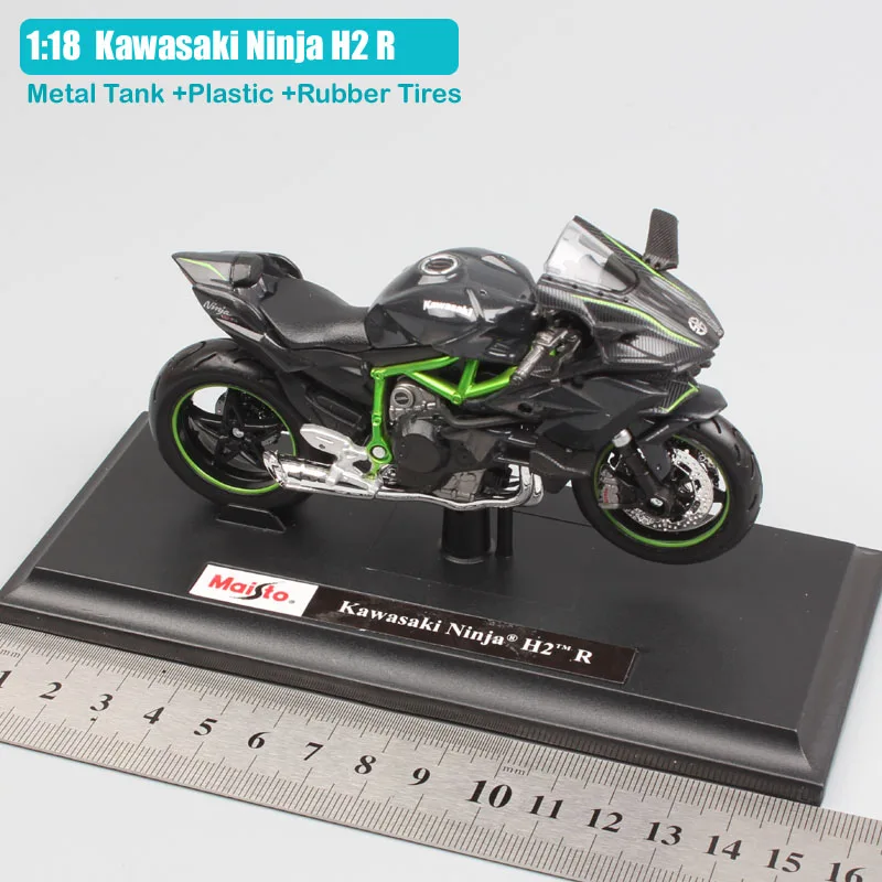 1:18 Масштаб Мини maisto Kawasaki Ninja H2 H2R литье под давлением улица Суперспорт велосипед Трейл гоночный мотоцикл модельная игрушка для детей мальчиков