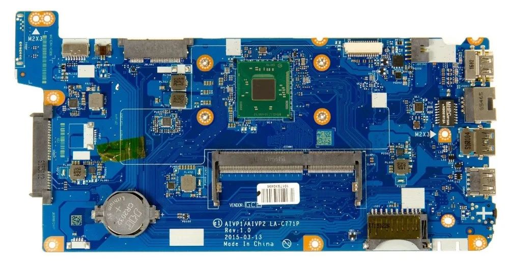 Материнская плата для ноутбука Lenovo Ideapad 100-14IBY AIVP1 AIVP2 LA-C771P w/ Pentium N3540 100% test ok |