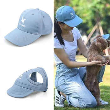 

TINGHAO 2pcs/Set Canvas Dog Mom/Dad Family Matching Baseball Cap Fashion Adjustable Outdoor Pet Parent-Child Hat