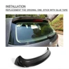 Aileron de lèvre de toit arrière de voiture pour Volkswagen VW Golf 5 V MK5 R32 GTI 2006 - 2009 aileron de fenêtre arrière en Fiber de carbone/FRP ► Photo 3/6