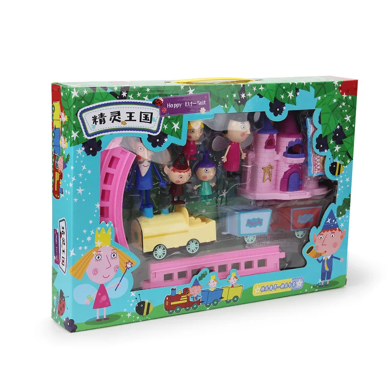 

10pcs/set Ben and Holly Little Kingdom Mini Figures Toys Electric Rail Train Action Figure toys Kids Gift