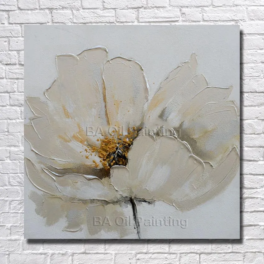 Billige Hand Made Ölgemälde Auf Leinwand Abstrakte Ölgemälde Moderne Leinwand Wand Kunst Wohnzimmer Dekoration keine Gerahmte Blume Bild