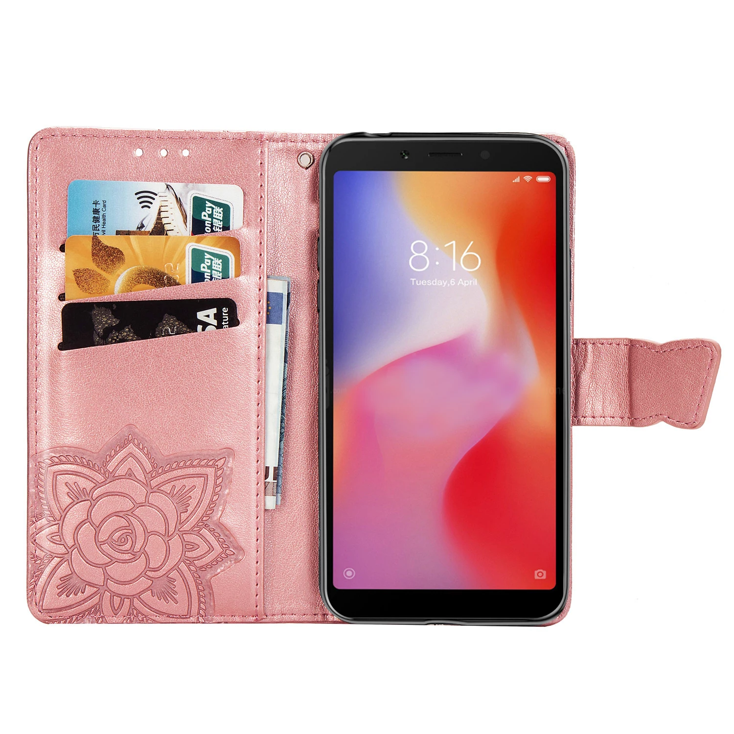 Phone Case Xiomi Redmi 6A Case for Xiaomi Redmi Note 6 Pro Cover Leather Wallet Flip Book Case Xiomi Redmi 6a 6pro redmi6a Funda