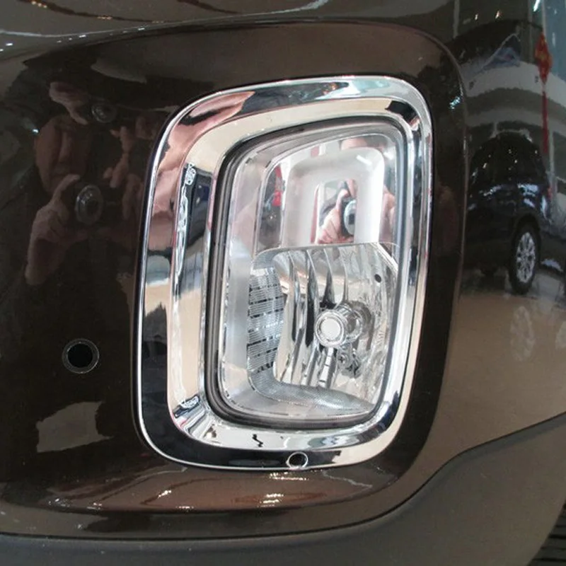 

Free Shipping High Quality ABS Chrome Front Fog lamps cover Trim Fog lamp shade Trim For KIA Sorento