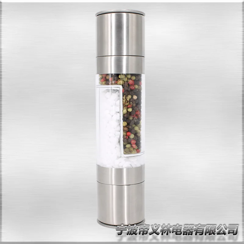 Mills Pepper Grinder Eco-friendly Salt and Pepper Grinder 2 In 1 Manual Barbecue Coarse Salt Grinding Ceramic Grinding Core