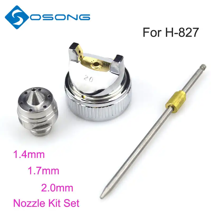 Rongpeng Needle Nozzle Air Cap Set For HVLP LVLP HP Spray Gun With