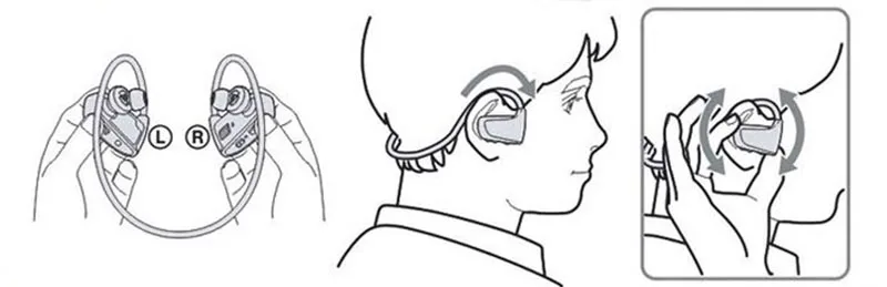 Sport MP3 Player, 8 GB Body Memory, W-262 Walkman Earphones, Earphones For Fitness And Running Music Players