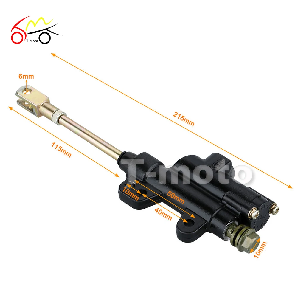 

Motorcycle Dirt Pit Bike ATV Rear Foot Hydraulic Brake Master Cylinder Pump