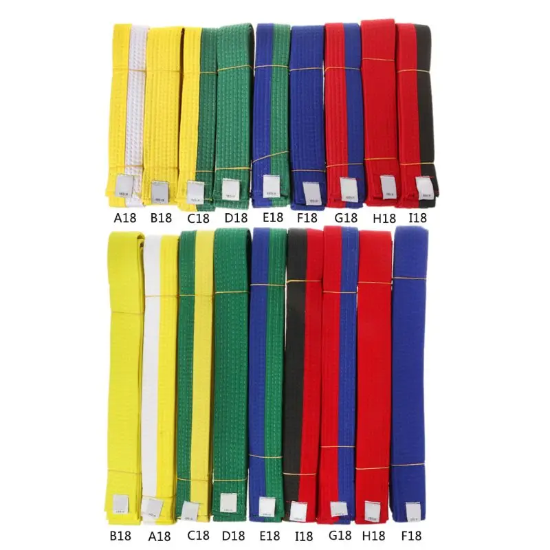 

Professional Taekwondo Belt Karate Judo Double Wrap Martial Arts Stripe Sports Belt 1.8m/2.8m