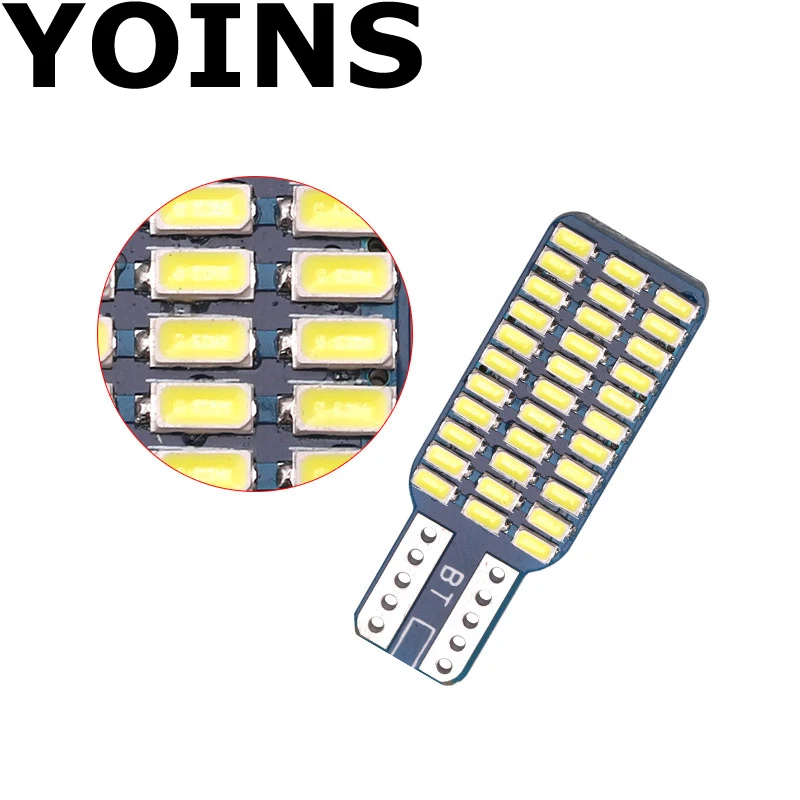 T10 192 194 168 W5W светодиодный лампы 33 SMD 3014 автомобилей задние фонари купола лампы белый DC 12 V Canbus ОШИБОК