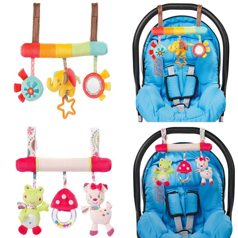 Baby Rattle Toy Bed Mobile Stroller Car Seat Hanging Educational Rattle