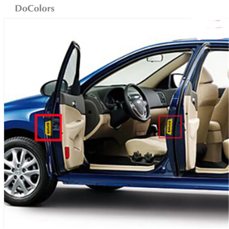 Docolors Car Door Open Warning Sticker Case For Dacia Duster Lodgy